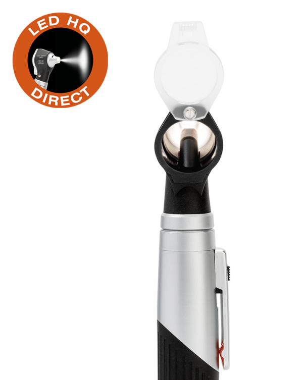 Heine Mini-3000 LED Otoscope with Handle and 10 Disposable Tips